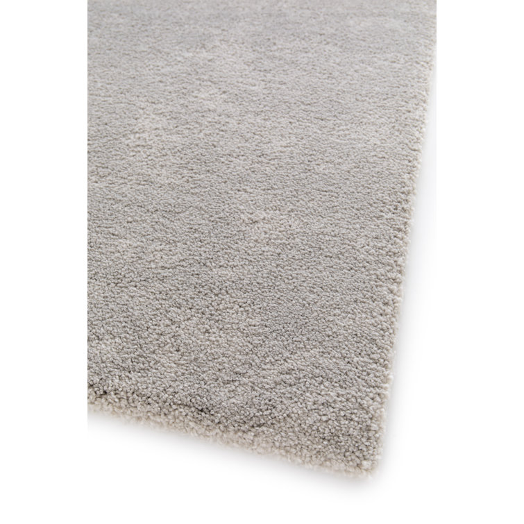 Highland Dunes Lutterworth Light Grey/White Rug Wayfair.co.uk